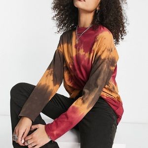 Free People Tie Dye Long Sleeve